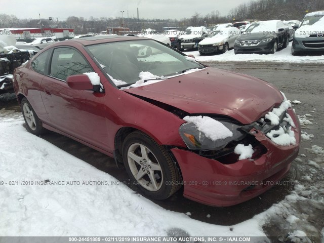 JH4DC53082C009269 - 2002 ACURA RSX TYPE-S RED photo 1