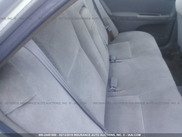 JTDBE32K430168562 - 2003 TOYOTA CAMRY LE/XLE SILVER photo 8