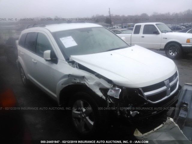 3D4PG5FV8AT116788 - 2010 DODGE JOURNEY SXT WHITE photo 1