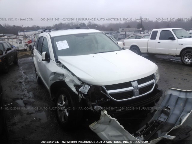 3D4PG5FV8AT116788 - 2010 DODGE JOURNEY SXT WHITE photo 6