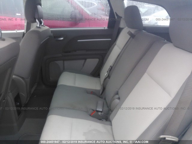 3D4PG5FV8AT116788 - 2010 DODGE JOURNEY SXT WHITE photo 8