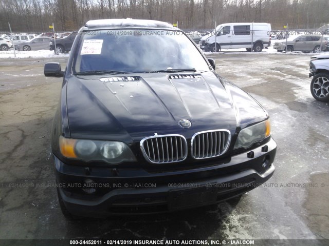WBAFB33551LH20956 - 2001 BMW X5 4.4I BLACK photo 6