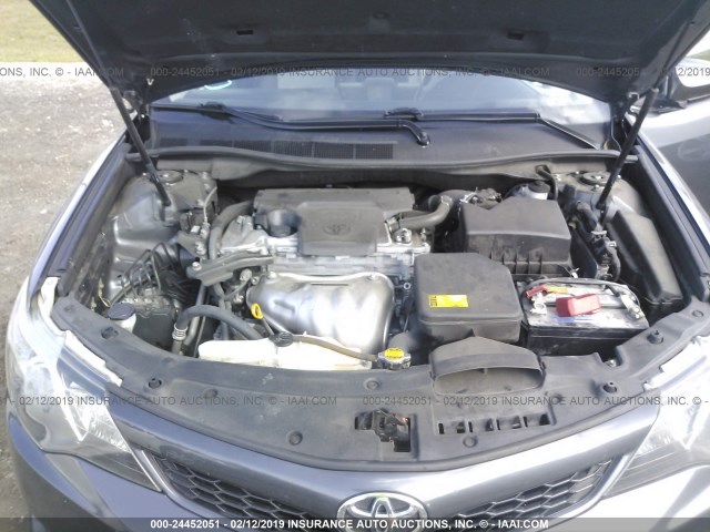 4T1BF1FK2CU591205 - 2012 TOYOTA CAMRY SE/LE/XLE 灰色 照片 10
