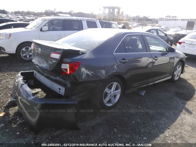 4T1BF1FK2CU591205 - 2012 TOYOTA CAMRY SE/LE/XLE 灰色 照片 4
