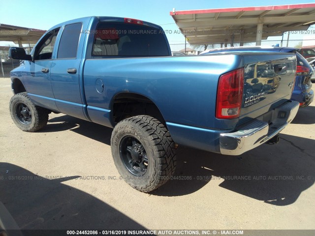3D7KU28C44G270542 - 2004 DODGE RAM 2500 ST/SLT 蓝色 照片 3