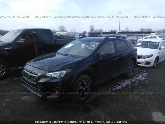 JF2GTADC9J8262474 - 2018 SUBARU CROSSTREK PREMIUM BLACK photo 2