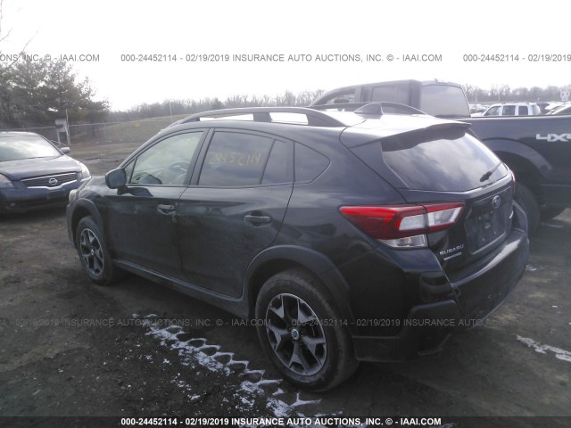 JF2GTADC9J8262474 - 2018 SUBARU CROSSTREK PREMIUM BLACK photo 3