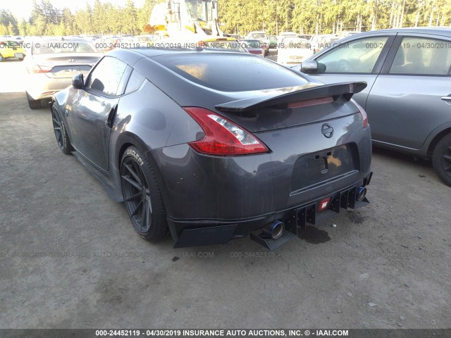 JN1AZ4EH2AM502019 - 2010 NISSAN 370Z GRAY photo 3