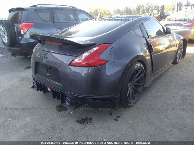 JN1AZ4EH2AM502019 - 2010 NISSAN 370Z GRAY photo 4