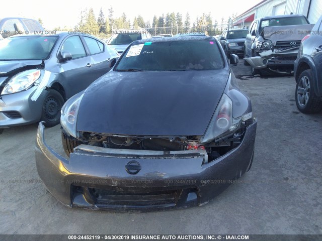 JN1AZ4EH2AM502019 - 2010 NISSAN 370Z GRAY photo 6