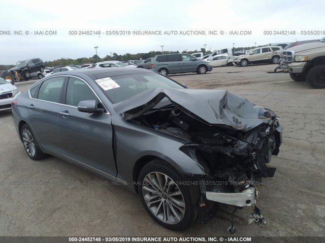 KMHGN4JE8FU020060 - 2015 HYUNDAI GENESIS 3.8L GRAY photo 1