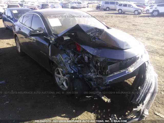 1G1ZB5ST0HF274399 - 2017 CHEVROLET MALIBU LS GRAY photo 6