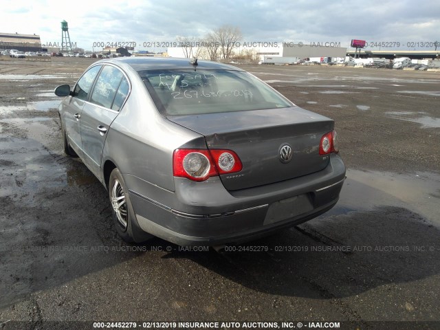 WVWAK73C67P124224 - 2007 VOLKSWAGEN PASSAT 2.0T/WOLFSBURG GRAY photo 3