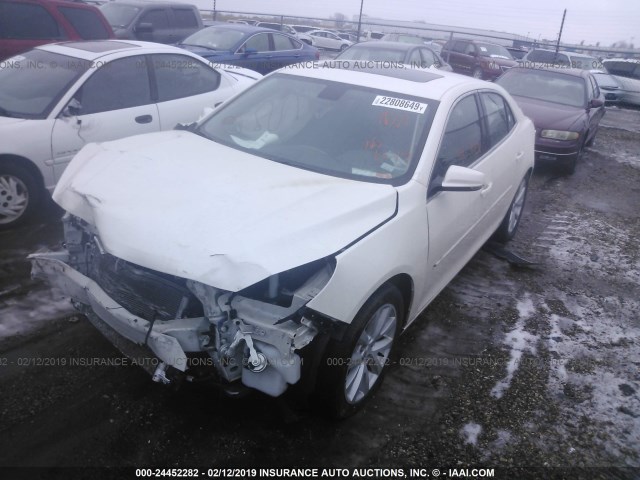 1G11E5SL6EF220590 - 2014 CHEVROLET MALIBU 2LT WHITE photo 2