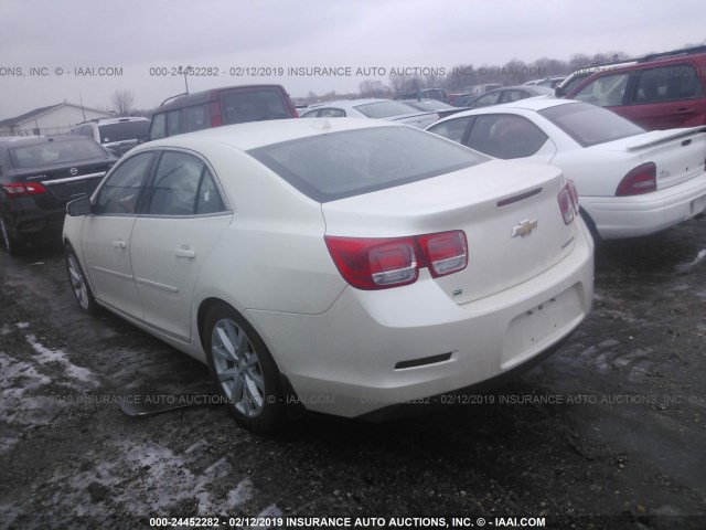 1G11E5SL6EF220590 - 2014 CHEVROLET MALIBU 2LT WHITE photo 3