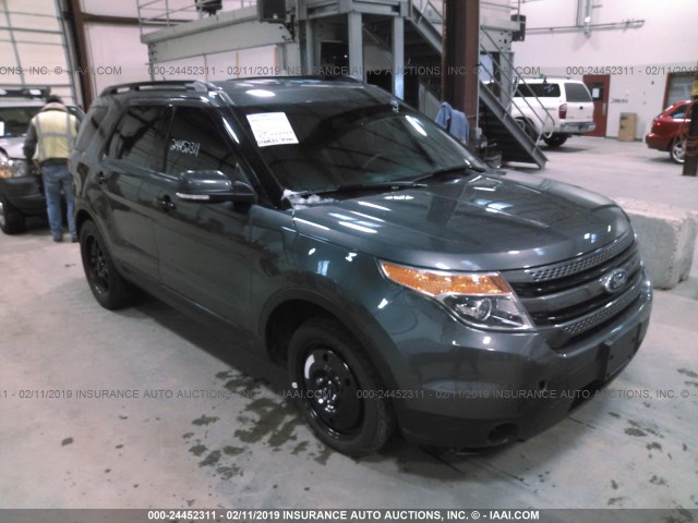 1FM5K8F83FGB40745 - 2015 FORD EXPLORER LIMITED GRAY photo 1