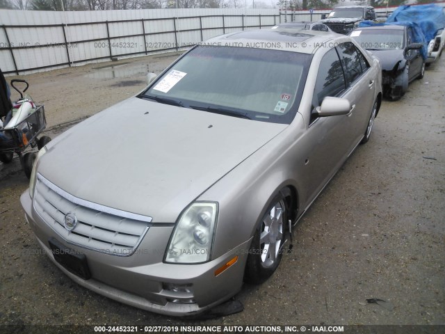 1G6DW677450143744 - 2005 CADILLAC STS GOLD photo 2