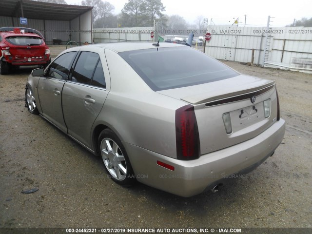 1G6DW677450143744 - 2005 CADILLAC STS GOLD photo 3