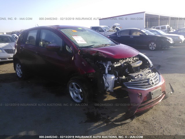 3N1CE2CP7FL389026 - 2015 NISSAN VERSA NOTE S/S PLUS/SV/SL/SR RED photo 1