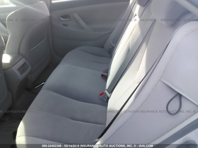 JTNBE46K873030913 - 2007 TOYOTA CAMRY NEW GENERAT CE/LE/XLE/SE SILVER photo 8