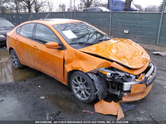 1C3CDFBB4ED861897 - 2014 DODGE DART SXT ORANGE photo 1