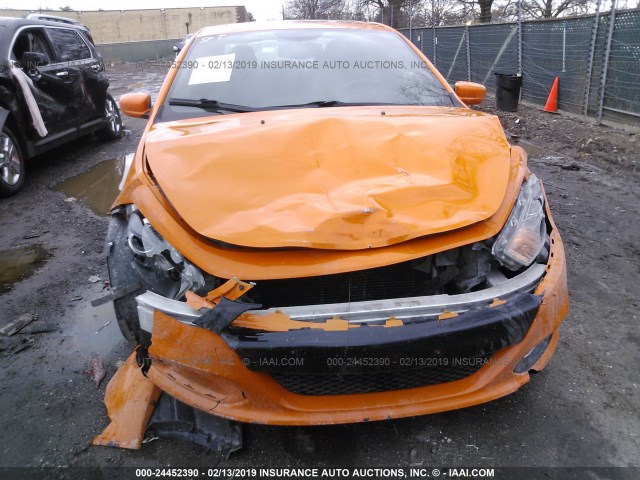 1C3CDFBB4ED861897 - 2014 DODGE DART SXT ORANGE photo 6