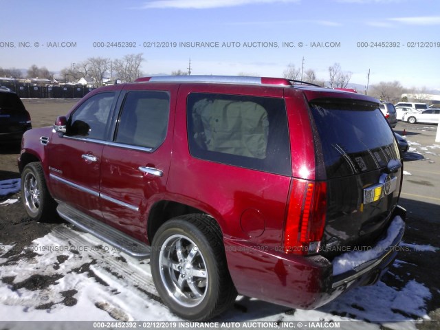 1GYFK13249R156357 - 2009 CADILLAC ESCALADE BURGUNDY photo 3