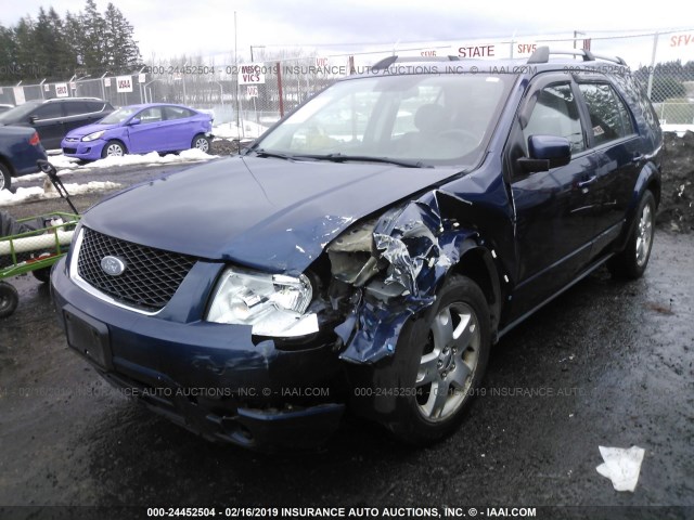 1FMZK06195GA54313 - 2005 FORD FREESTYLE LIMITED BLUE photo 2