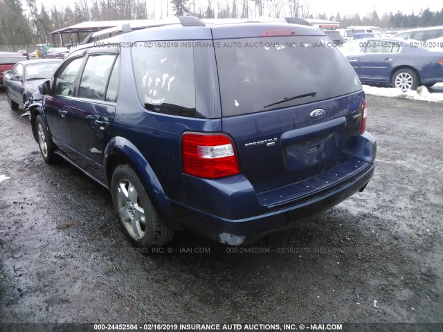 1FMZK06195GA54313 - 2005 FORD FREESTYLE LIMITED BLUE photo 3
