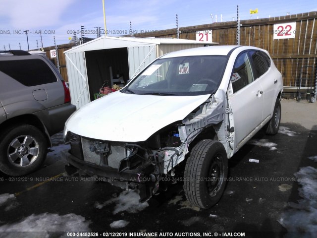 JN8AS5MV9DW127550 - 2013 NISSAN ROGUE S/SV WHITE photo 2