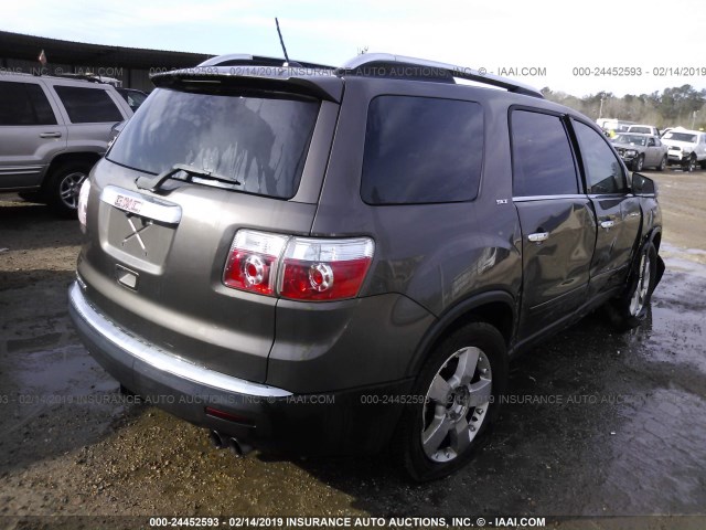 1GKER23778J134174 - 2008 GMC ACADIA SLT-1 BROWN photo 4