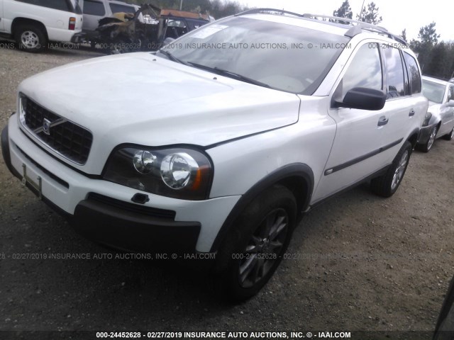 YV4CY592361305077 - 2006 VOLVO XC90 WHITE photo 2