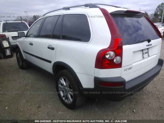 YV4CY592361305077 - 2006 VOLVO XC90 WHITE photo 3