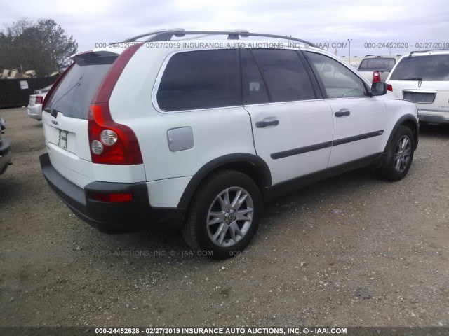 YV4CY592361305077 - 2006 VOLVO XC90 WHITE photo 4