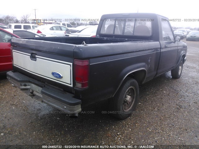 1FTCR10A2NPA39351 - 1992 FORD RANGER BLACK photo 4