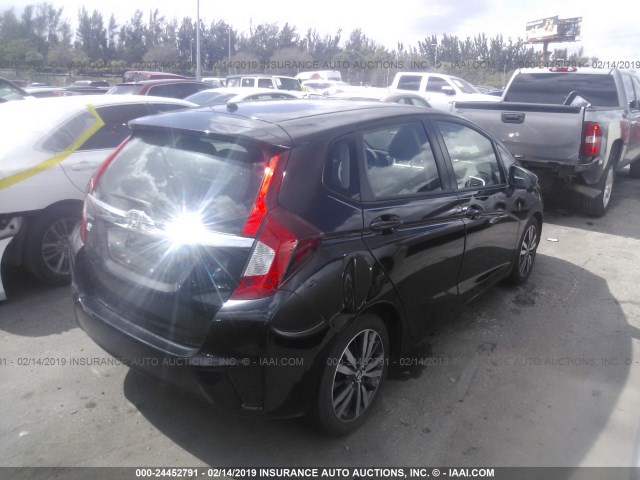 3HGGK5H89FM778823 - 2015 HONDA FIT EX/EXL BLACK photo 4