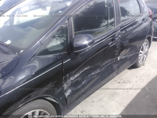 3HGGK5H89FM778823 - 2015 HONDA FIT EX/EXL BLACK photo 6