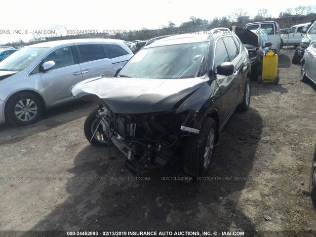 5N1AT2MT5GC792758 - 2016 NISSAN ROGUE S/SL/SV BLACK photo 2