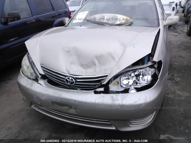 4T1BE32K66U727845 - 2006 TOYOTA CAMRY LE/XLE/SE GOLD photo 6