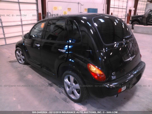 3C8FY78G83T568435 - 2003 CHRYSLER PT CRUISER GT BLACK photo 3