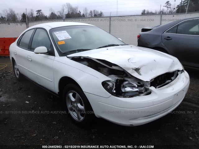 1FAFP55252A212974 - 2002 FORD TAURUS SES WHITE photo 1