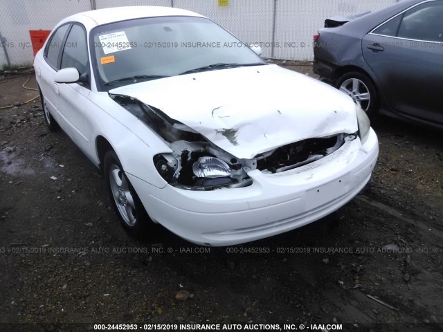 1FAFP55252A212974 - 2002 FORD TAURUS SES WHITE photo 6