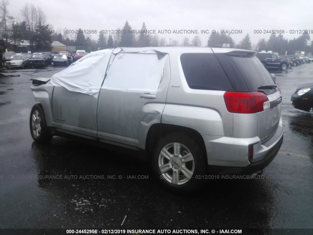 2GKALMEK4G6304550 - 2016 GMC TERRAIN SLE GRAY photo 3