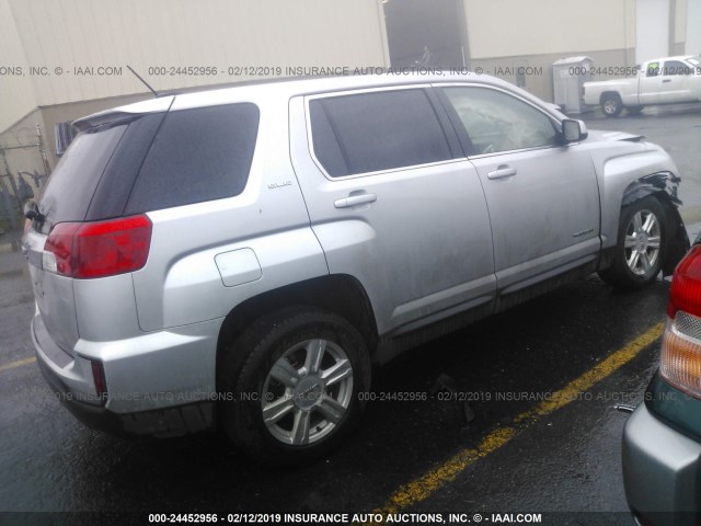 2GKALMEK4G6304550 - 2016 GMC TERRAIN SLE GRAY photo 4