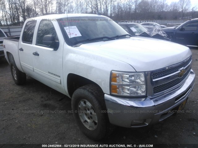 3GCPKSE73DG211477 - 2013 CHEVROLET SILVERADO K1500 LT WHITE photo 1