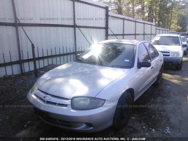 1G1JF54F257172598 - 2005 CHEVROLET CAVALIER LS SILVER photo 2