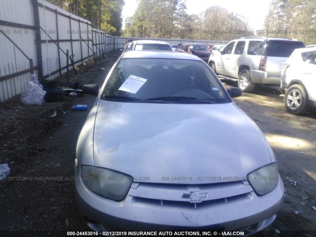 1G1JF54F257172598 - 2005 CHEVROLET CAVALIER LS SILVER photo 6