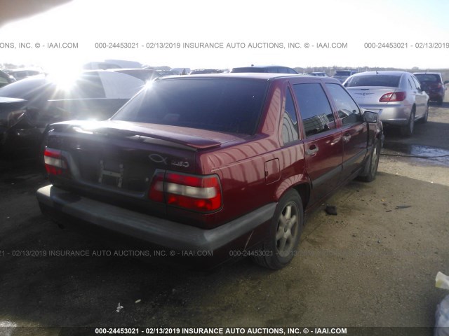 YV1LS5540V1360056 - 1997 VOLVO 850 RED photo 4