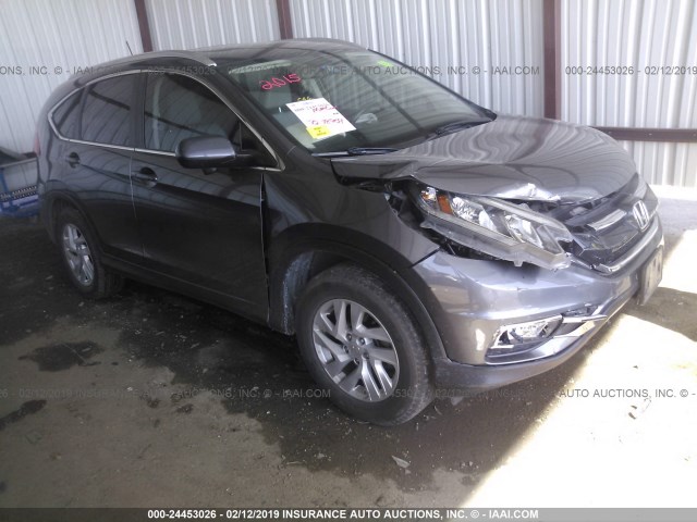 2HKRM3H72FH517603 - 2015 HONDA CR-V EXL GRAY photo 1