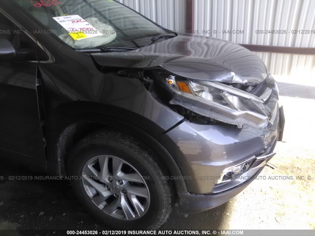 2HKRM3H72FH517603 - 2015 HONDA CR-V EXL GRAY photo 6